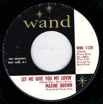 MAXINE BROWN - LET ME GIVE YOU MY LOVIN'