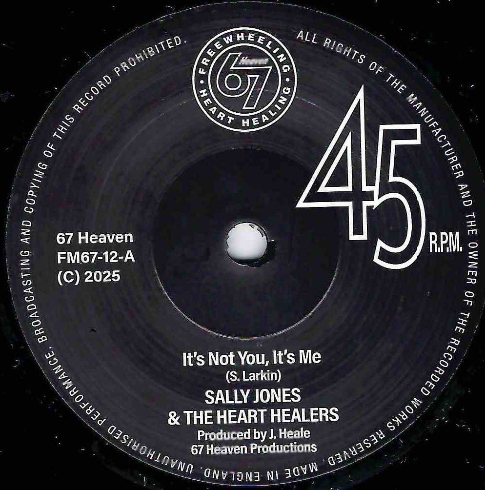 SALLY JONES & THE HEART HEALERS - IT'S NOT YOU, IT'S ME / SHIMMY SHAKE
