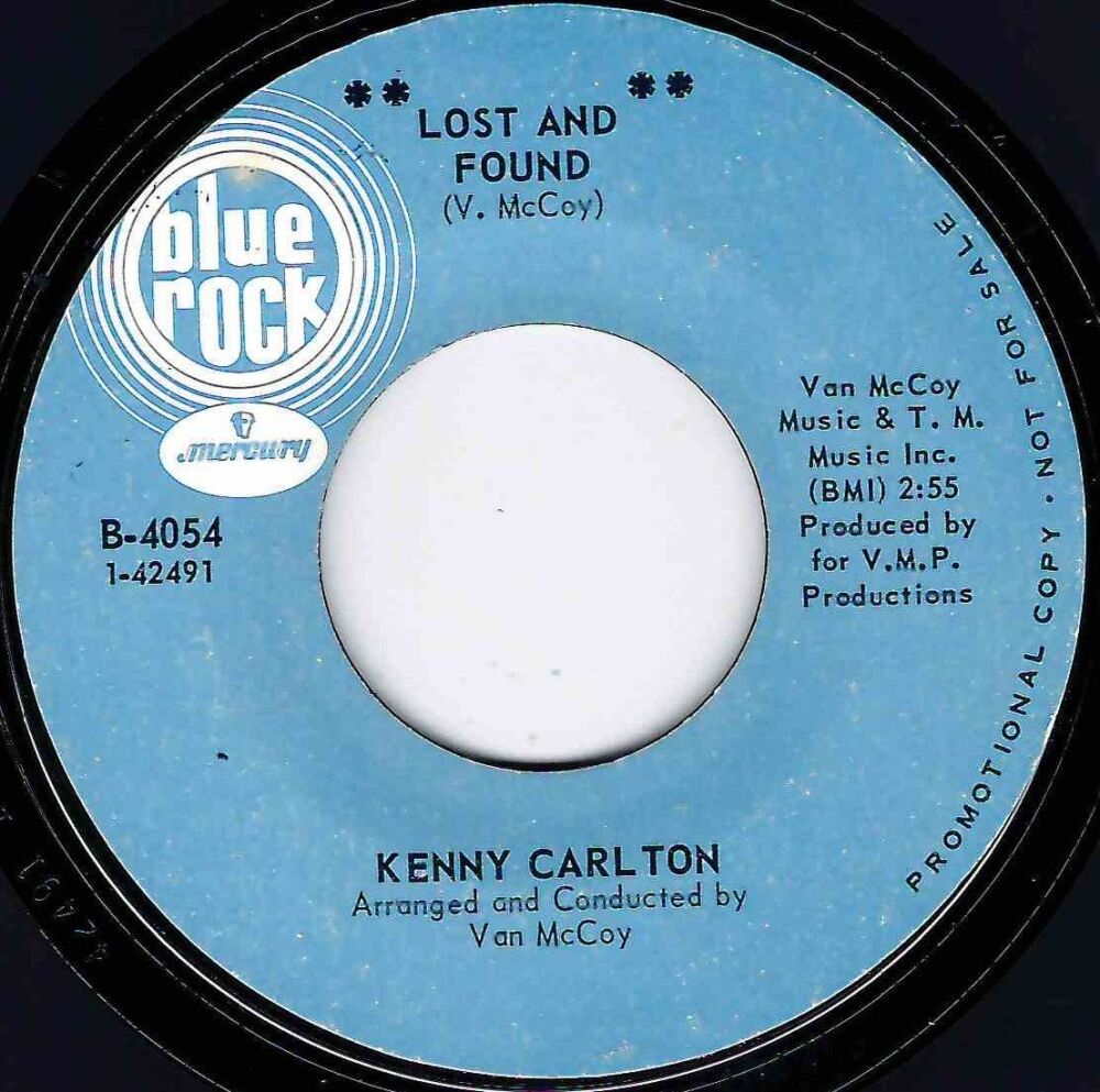 KENNY CARLTON - LOST AND FOUND / WAIT TILL I GET YOU IN MY ARMS