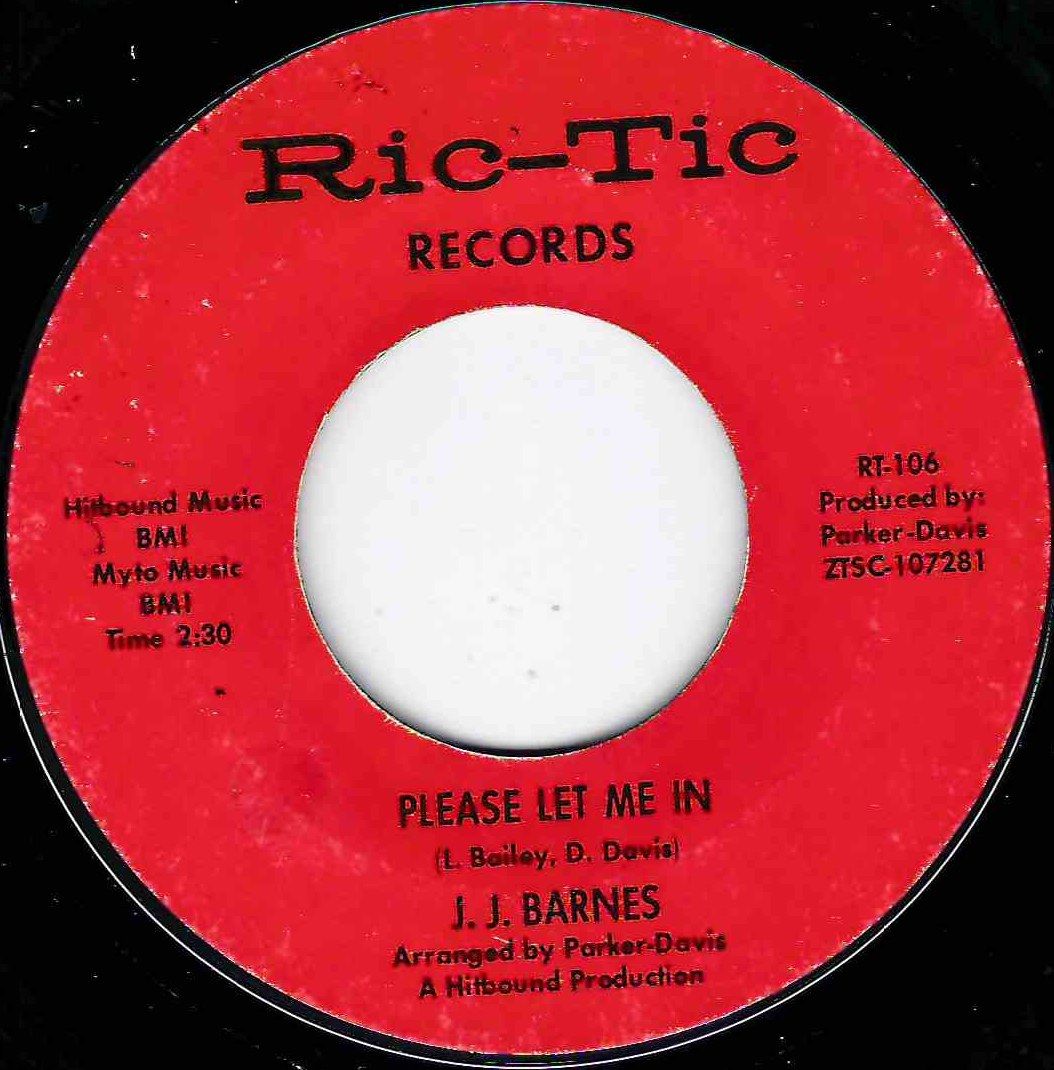 J.J. BARNES - PLEASE LET ME IN