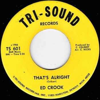 ED CROOK - THAT'S ALRIGHT