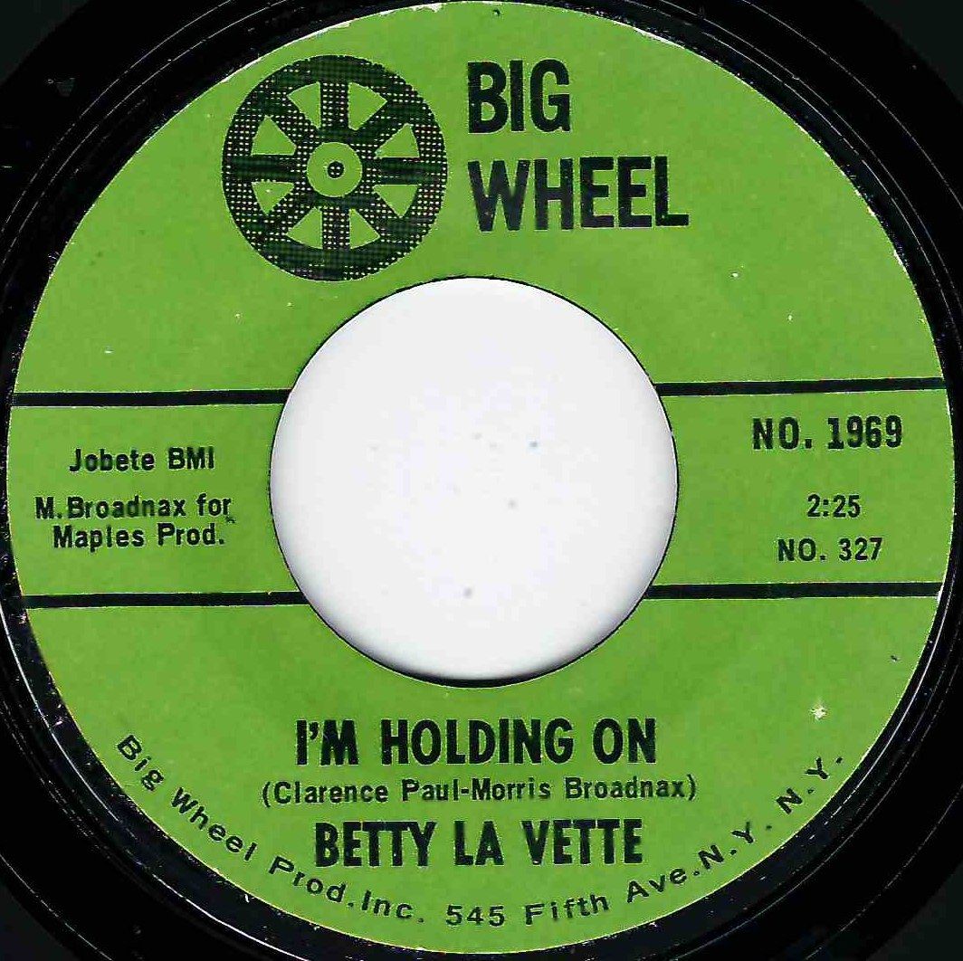 BETTY LA VETTE - I'M HOLDING ON