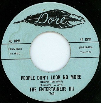 Entertainers IIII - People Don't Look No More