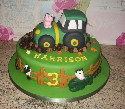 Tractor cake