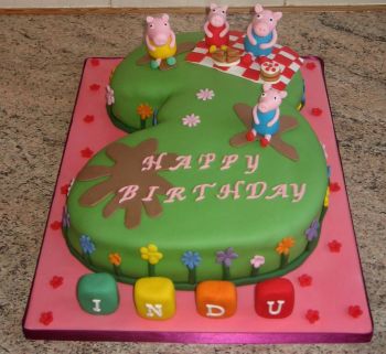 Peppa pig cake