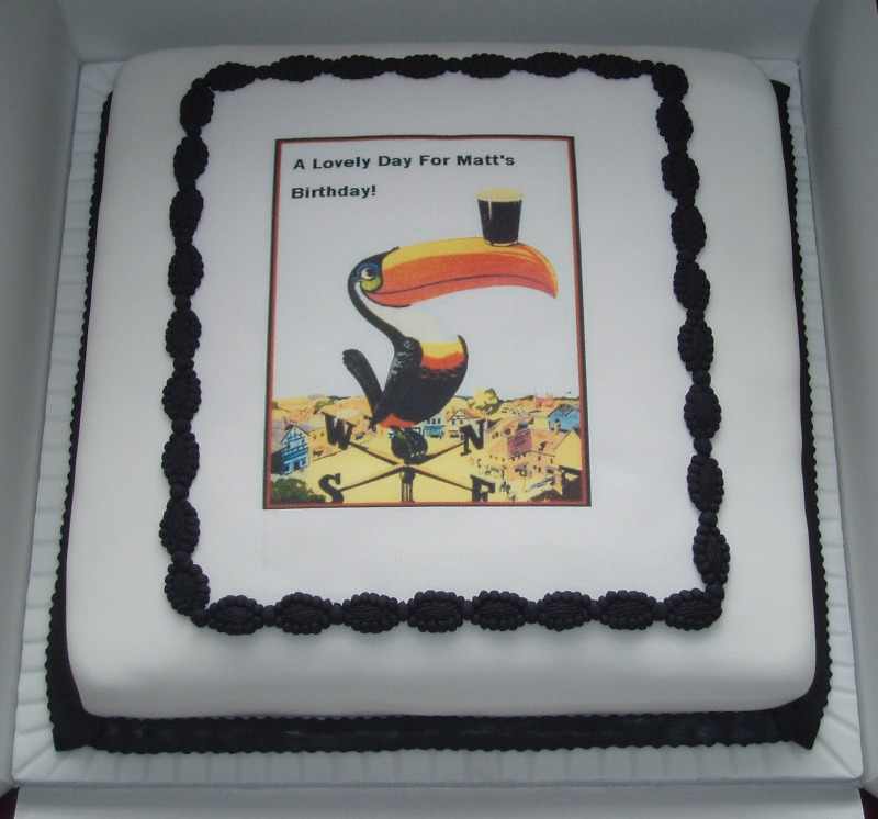 toucan cake