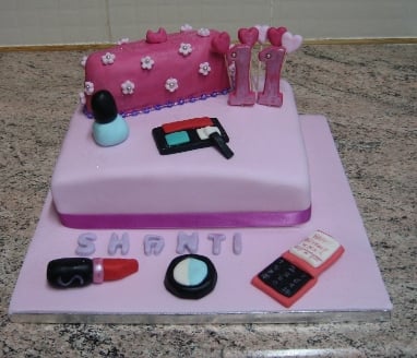 makeup cake