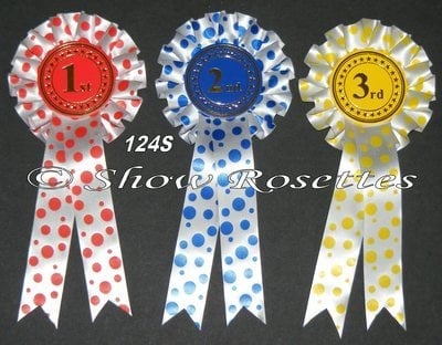 1 placement Rosettes Spotty 1 Tier