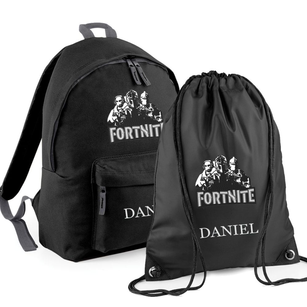 Embroidered Fortnite Bag