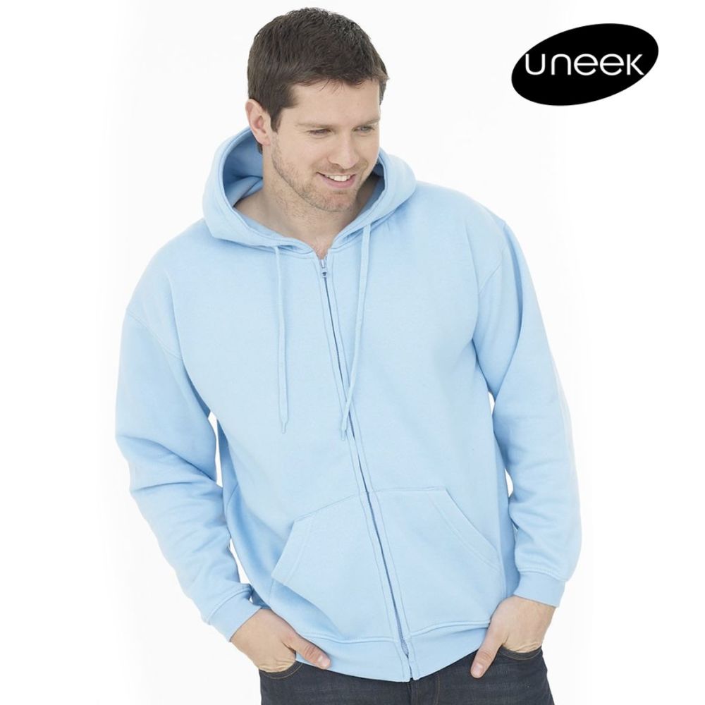 Uneek Classic Full Zip Hooded Sweatshirt