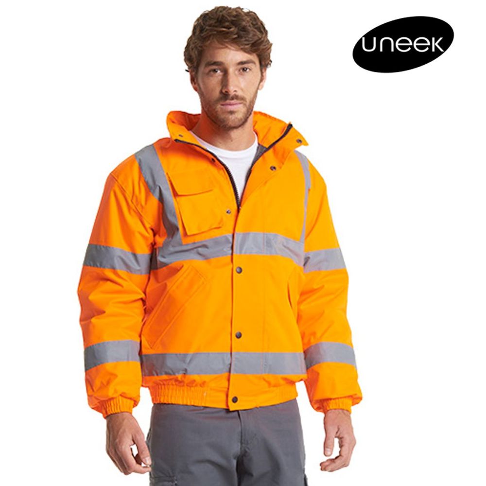 Uneek High Visibility Bomber Jacket
