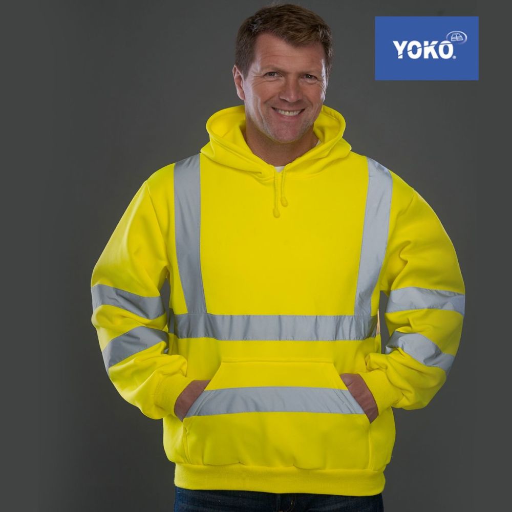 Yoko Hi-Vis Pull-Over Hoodie