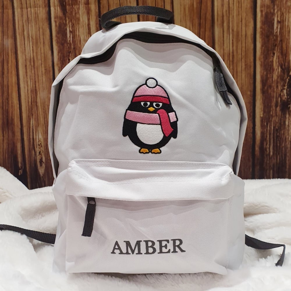 Embroidered Penguin Bag