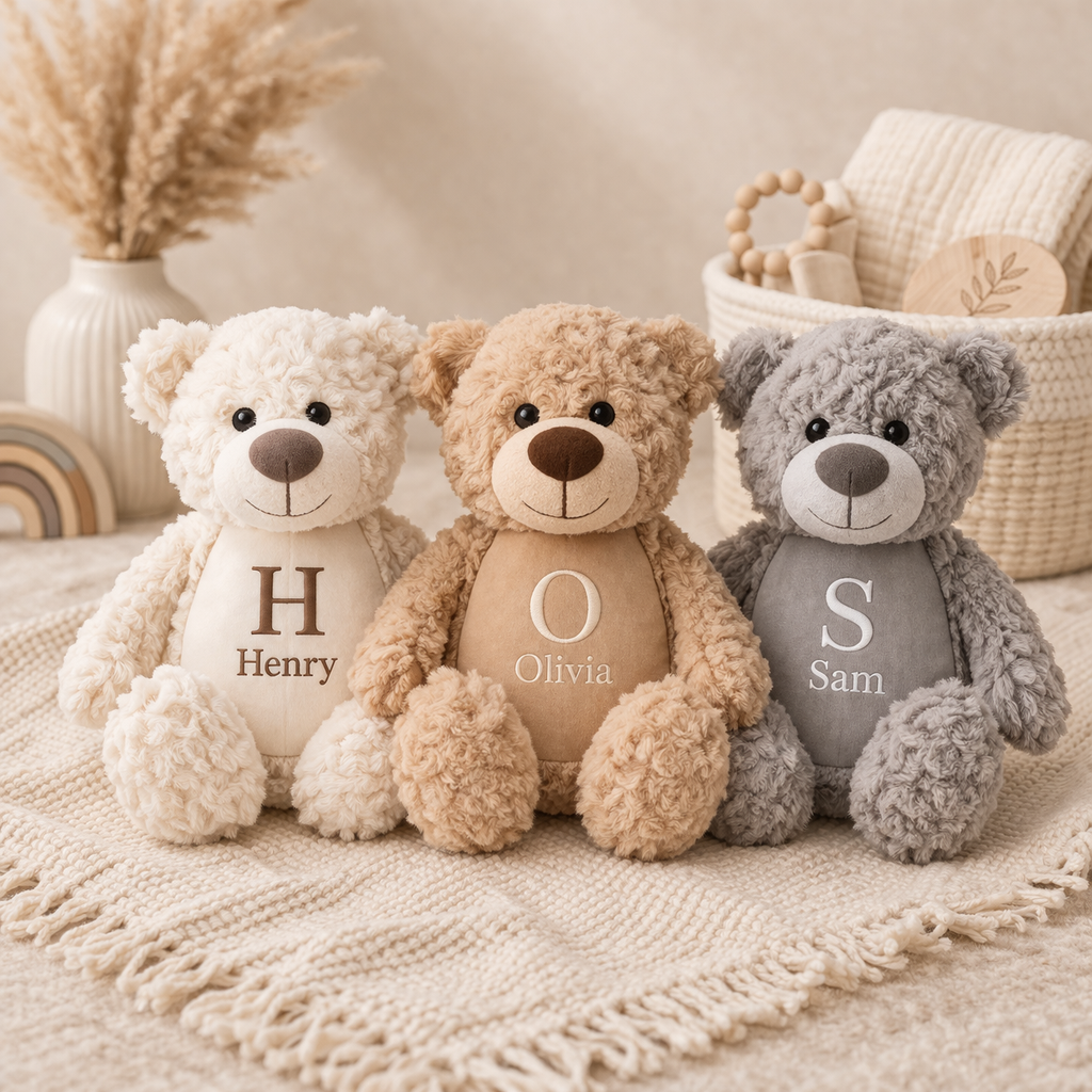 Embroidered Tummi Bear