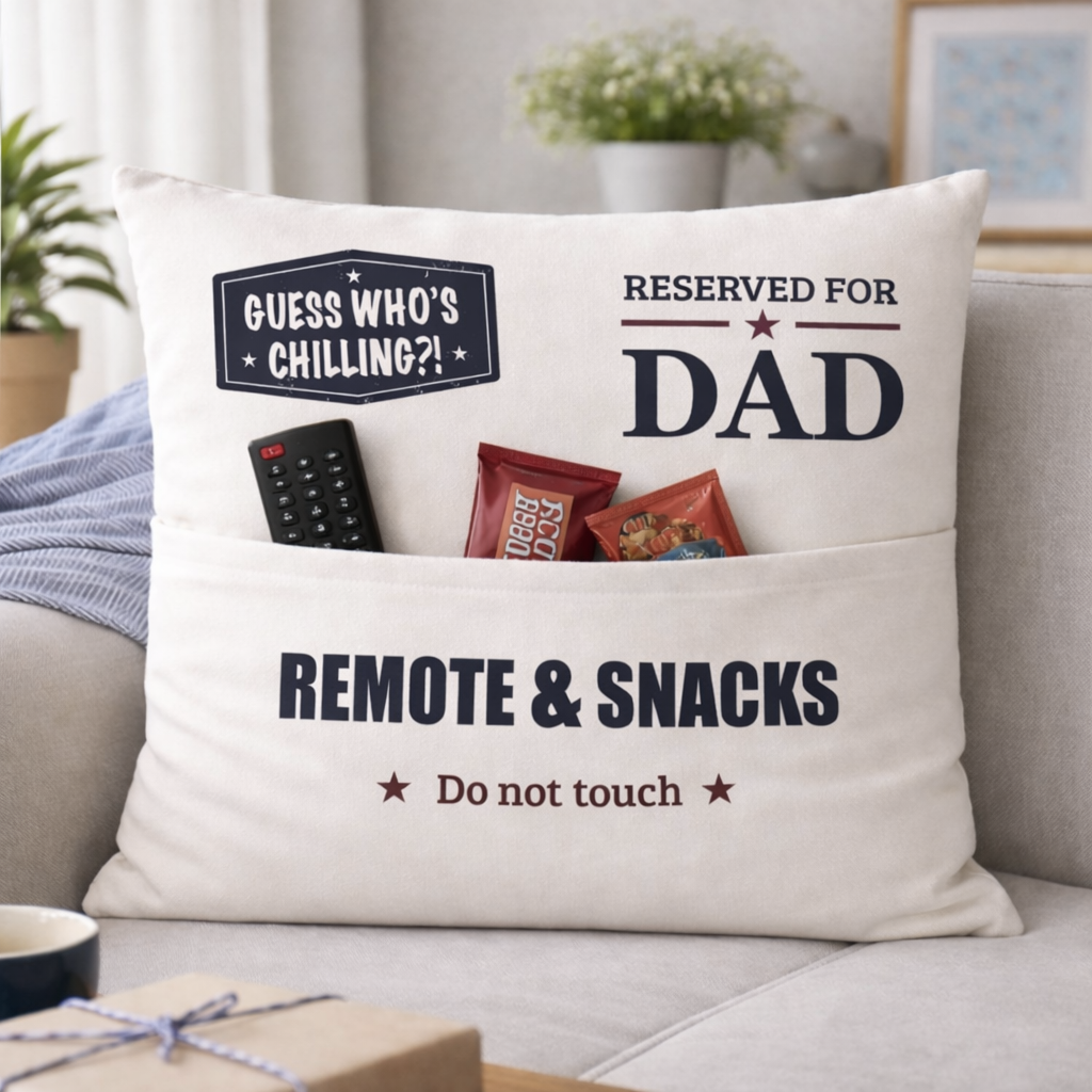 "Reserved for" Pocket Cushion Cover