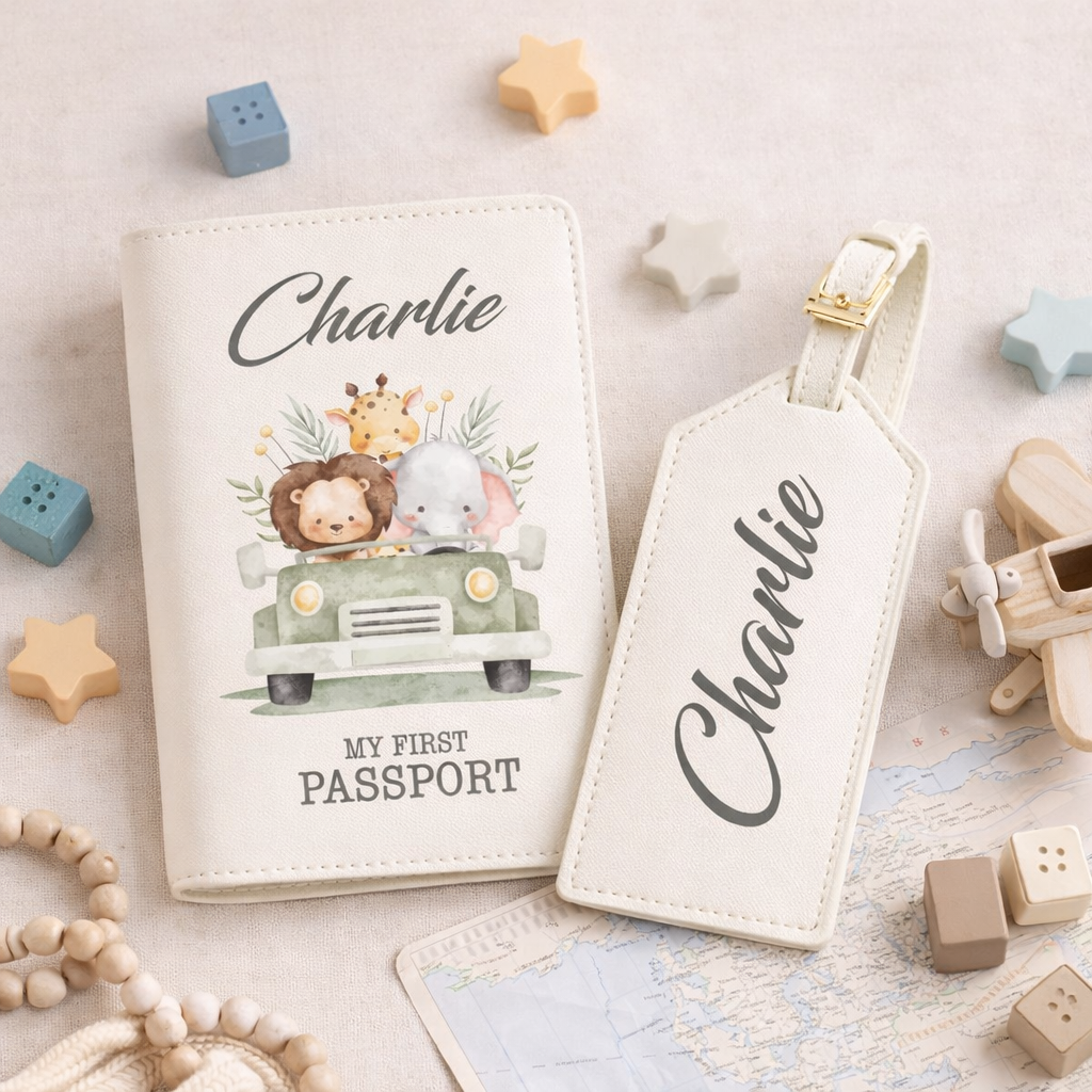 'My First Passport' Holder & Luggage Tag