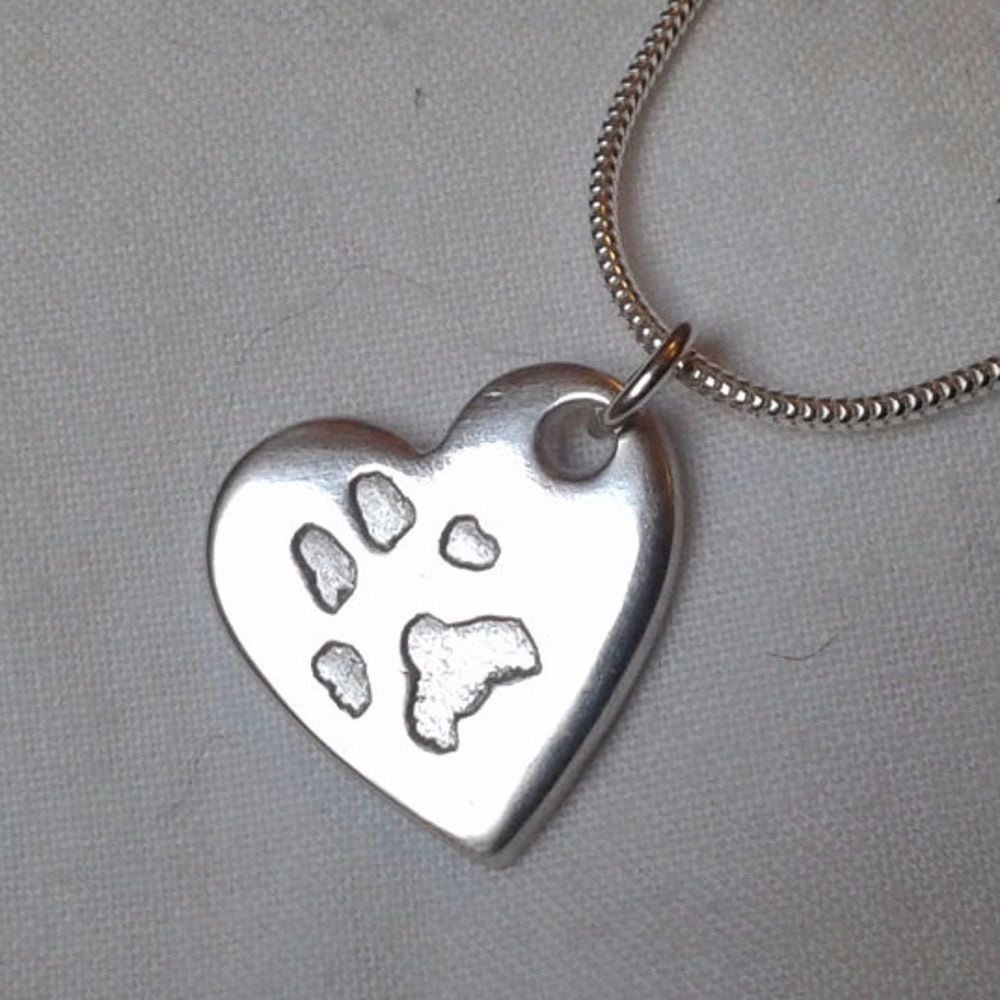 Pawprint necklace