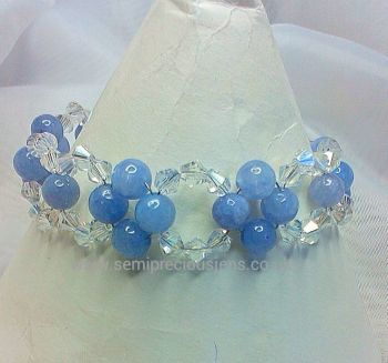 Aquamarine Sparkle Bracelet