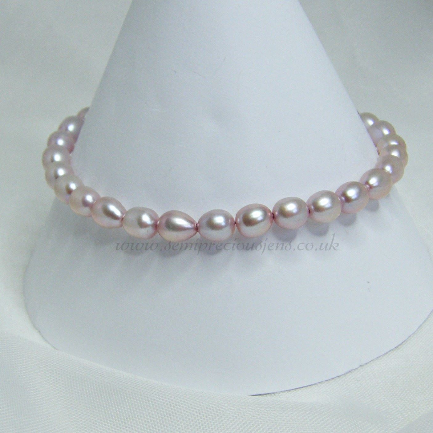 Pale Lilac Pearls Bracelet