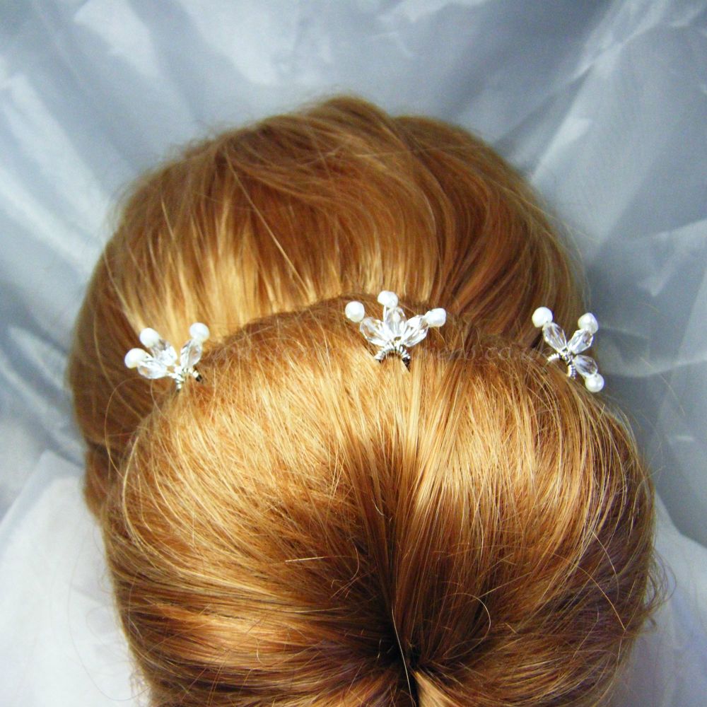 Pearl & Sparkle Hair Pins
