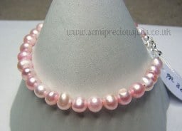 Pink Pearls Bracelet 