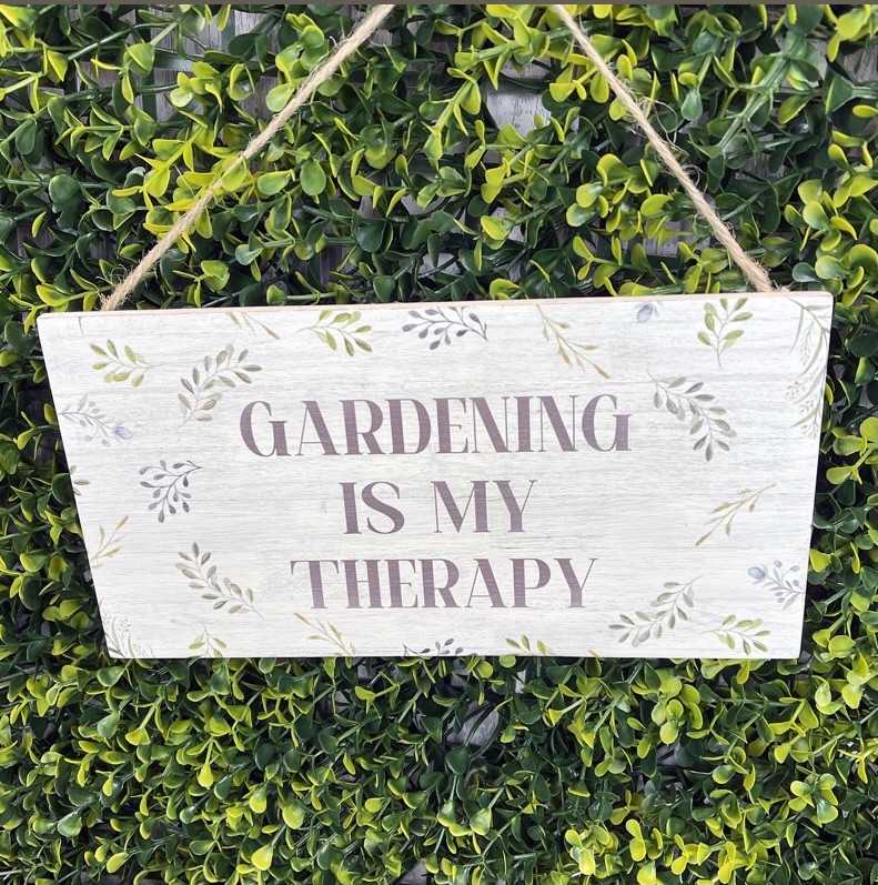 New Product….gardening therapy plaque