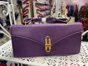 New Product….textured dark purple handbag with long strap