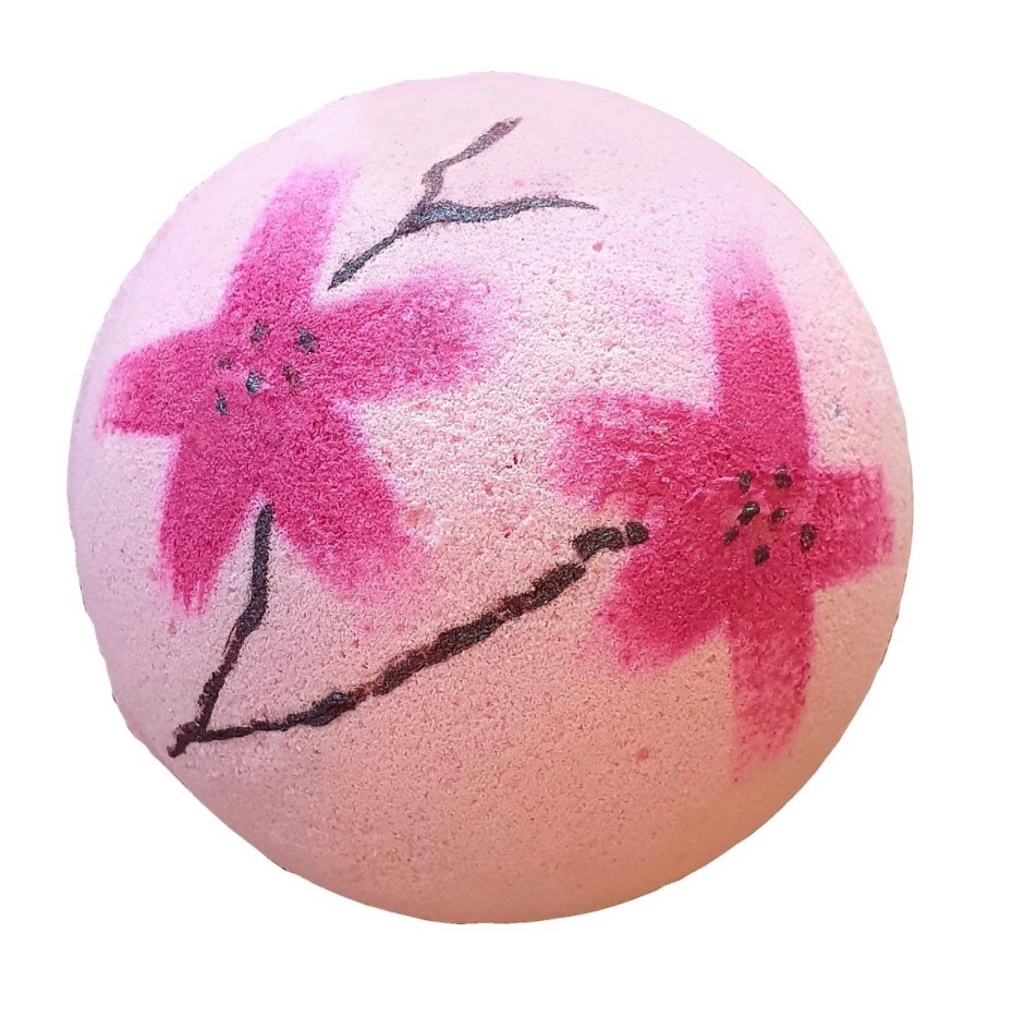 New Product….cherry blossom bath bomb