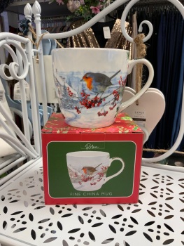 New Product….large robin china breakfast mug