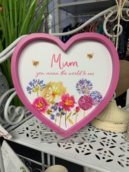 New Product….pretty floral mums tray….23.5 cms