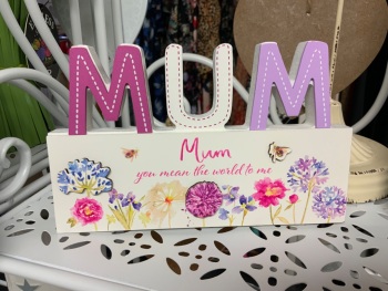 New Product….Mother’s Day floral standing plaque