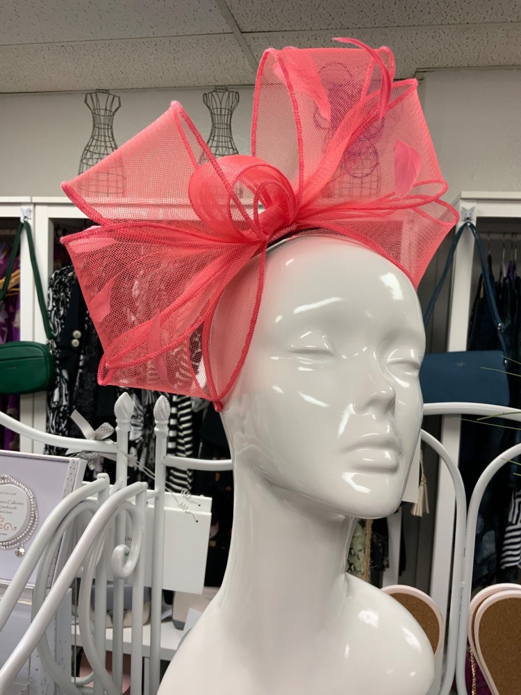 New Product….coral fascinator on medium sized headband