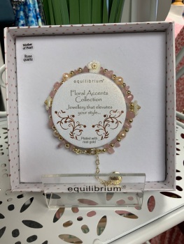 New Product….equilibrium floral accents mother of Pearl freshwater Pearl….pink