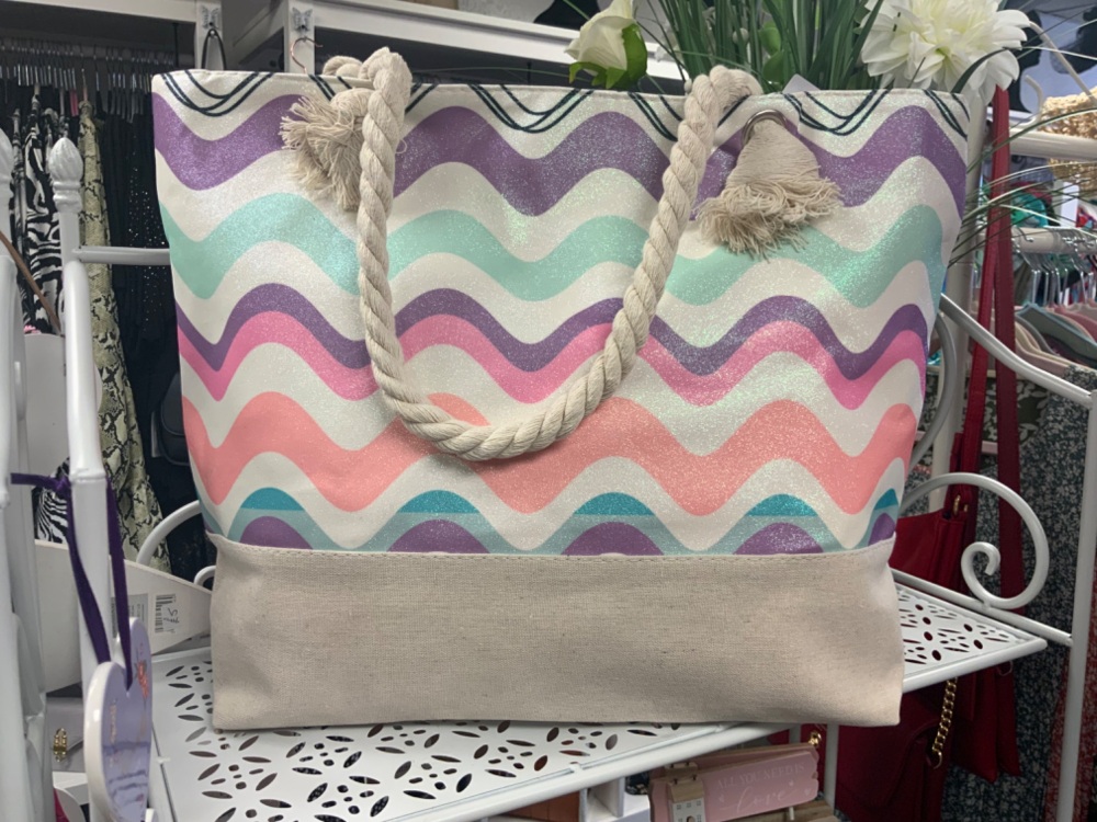 New Product….pink/purple wave holiday bag