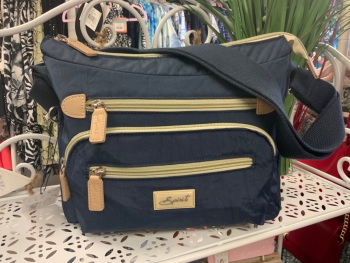 New Product….spirit navy/stone waterproof bag cross the body bag