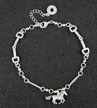 New Product….equilibrium country horse silver plated bracelet