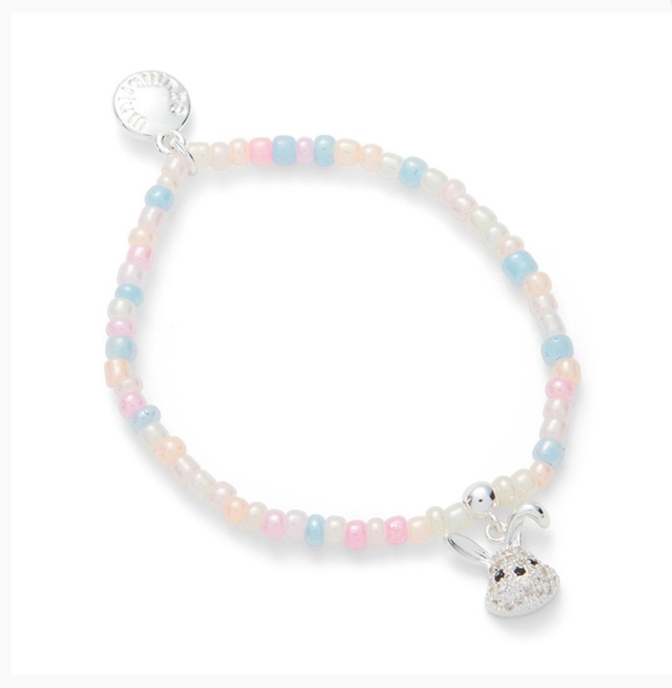 New Product….girls equilibrium silver plated bunny bracelet