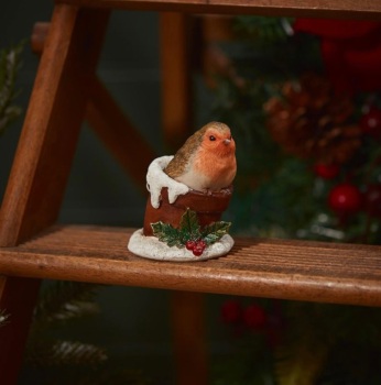 New Product….robin on a plant pot