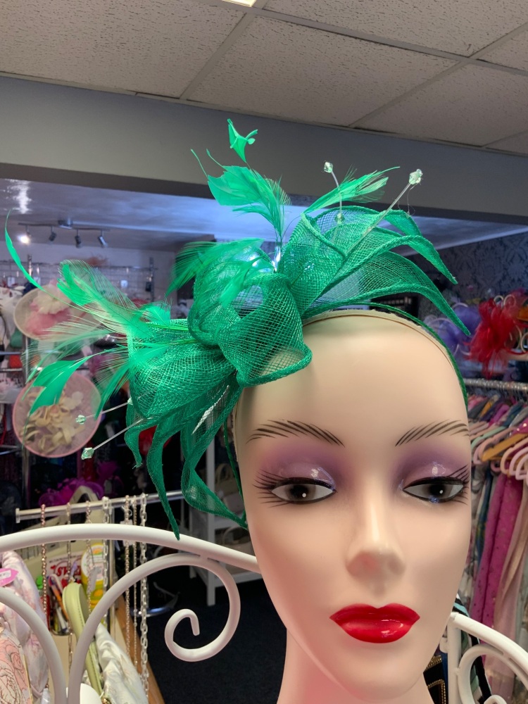 New Product….clover fascinator on thin headband