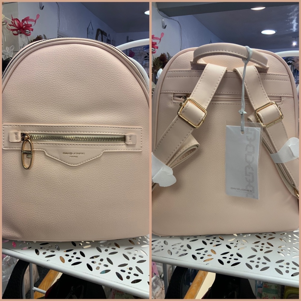 New Product….david jones shell pink backpack