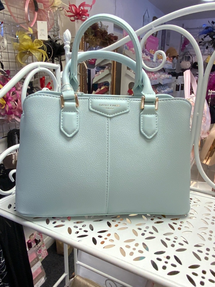 New Product….pale blue David jones handbag….three compartments ….one zipped