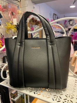 New Product….black David jones handbag with long strap….30 x 23 cms approx