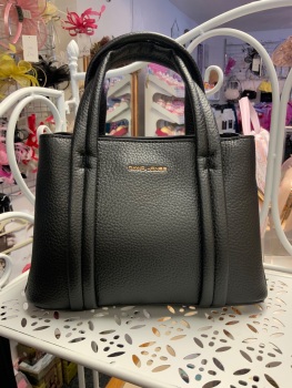 New Product….black David jones handbag with long strap….25 x 18 cms approx
