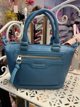 New Product….blue Jean David jones handbag with long strap ….24 x 16 cms approx