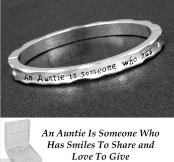 New Product….equilibrium silver plated hinged bangle auntie