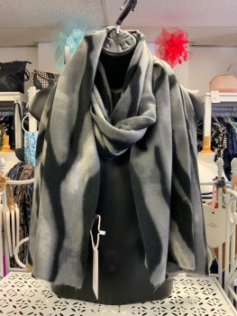 New Product….cosy grey/black animal print scarf