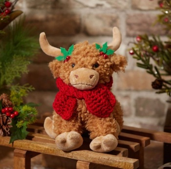New Product….xmas highland cow doorstop