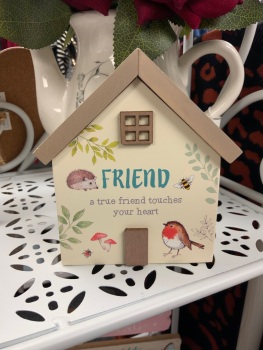 New Product….woodland robin house friend plaque