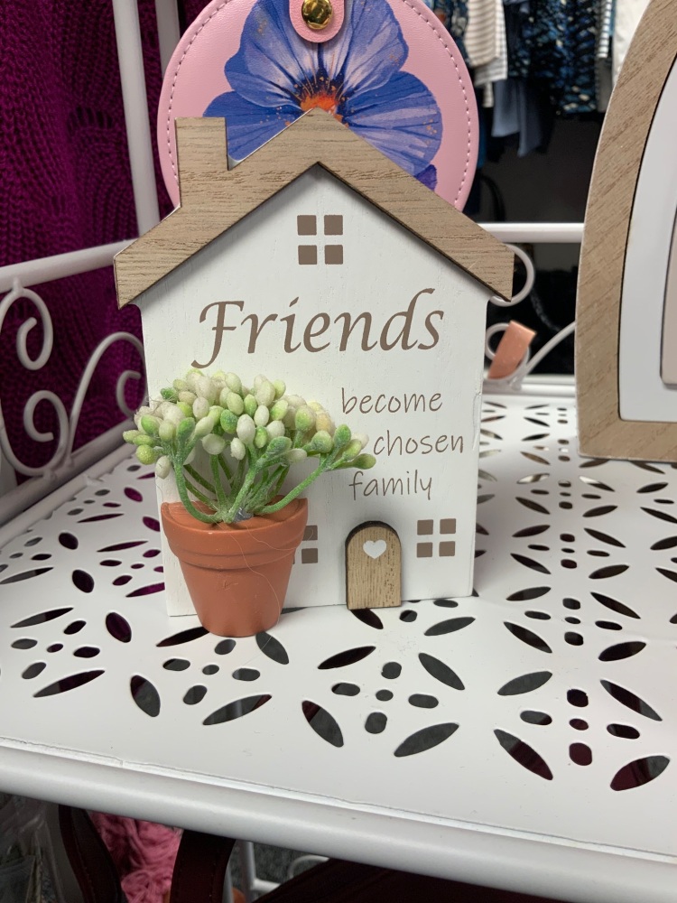 New Product….planted with love friend standing plaque