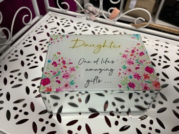 New Product….embrace mirrored jewellery box ….daughter